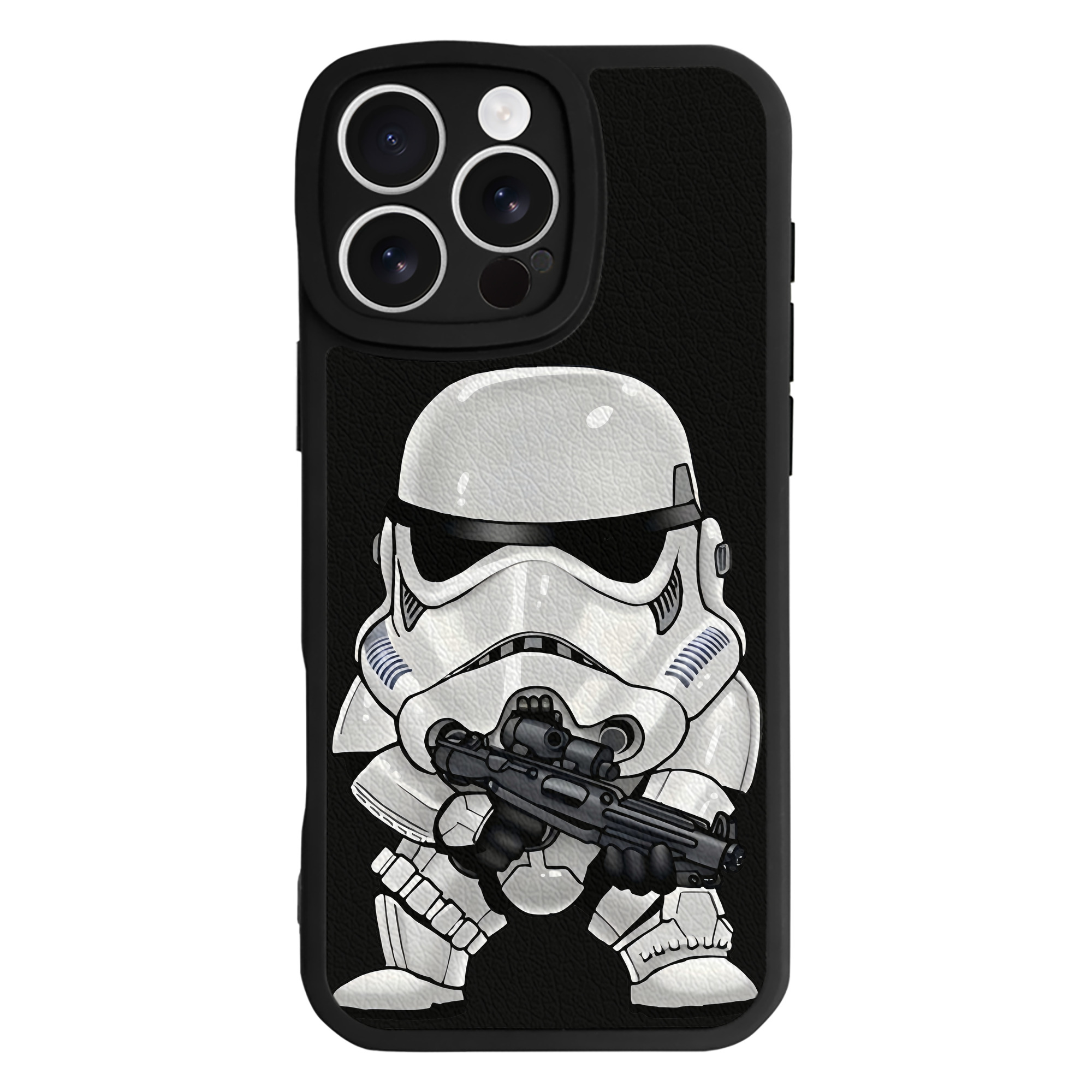 （画像用） スター・ウォーズ Star Wars 【iPhone 16シリーズ対応】シリコンスマホケース（レザー調） 材質：シリコン